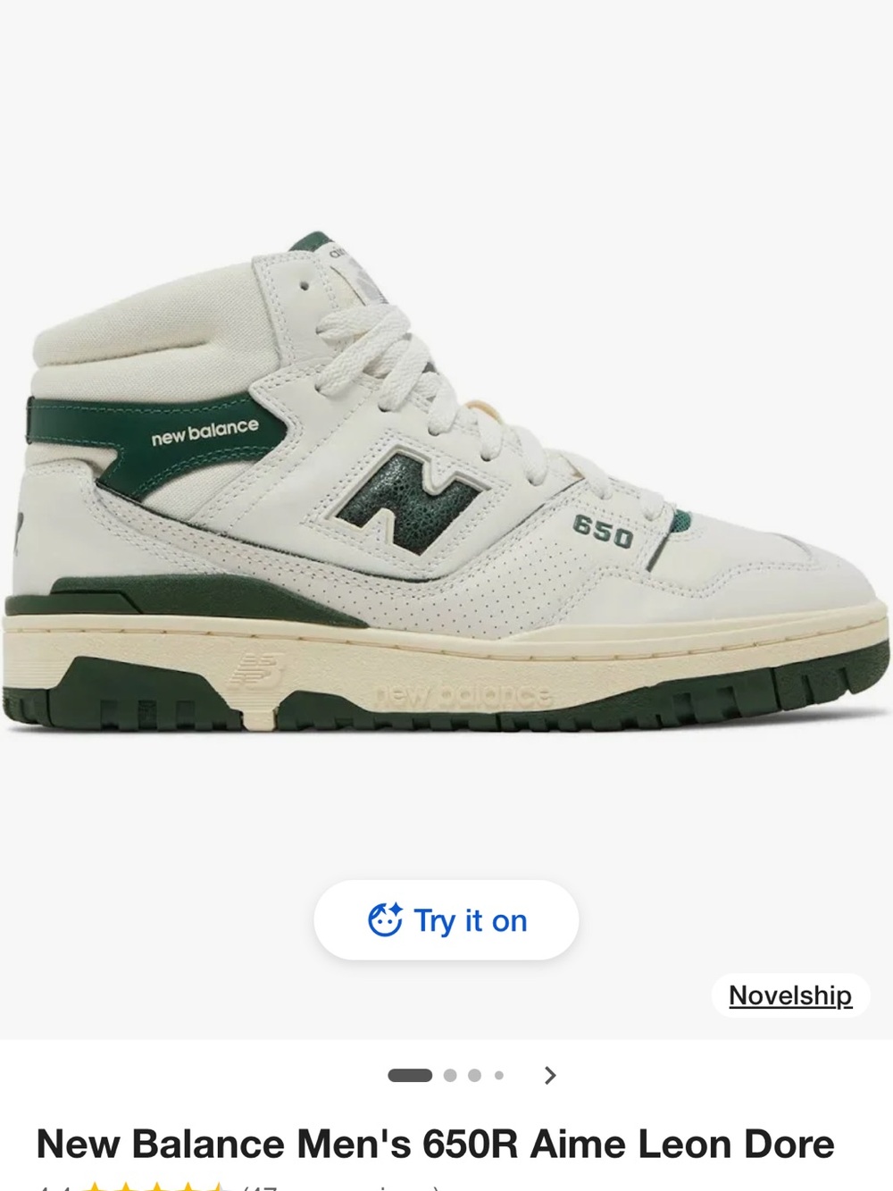 Aimé Leon Dore x New Balance 650R in Green/White